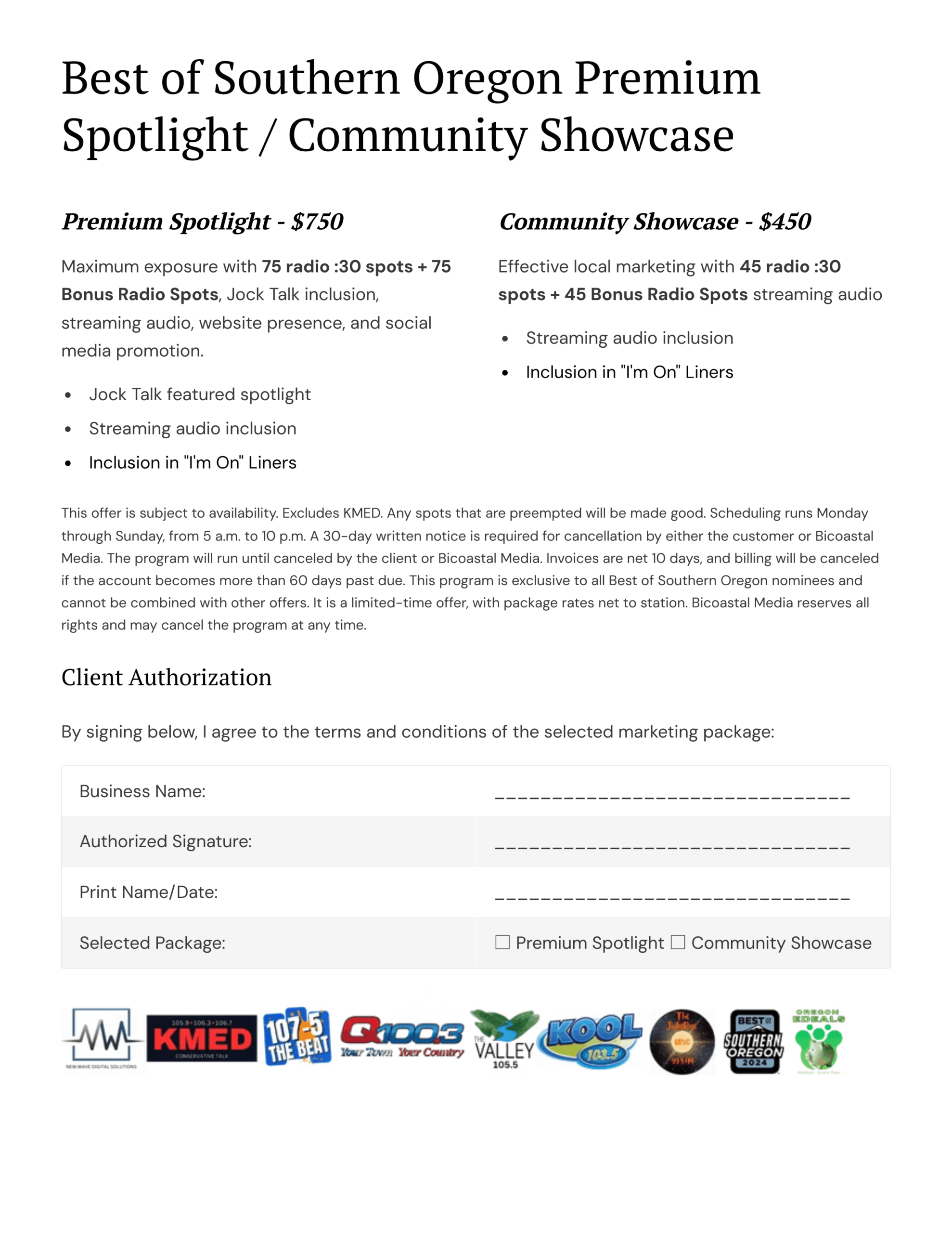 Bicoastal Media Best of Southern Oregon